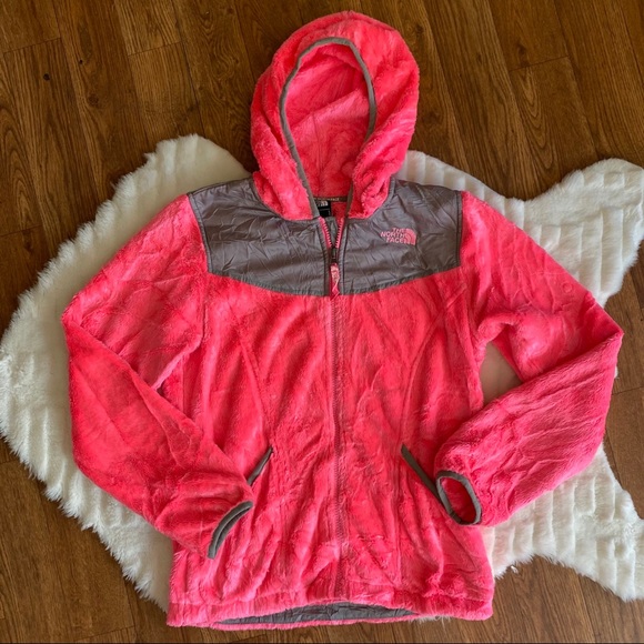 The North Face Other - The NorthFace Neon Pink Orange Fluffly Zip Up